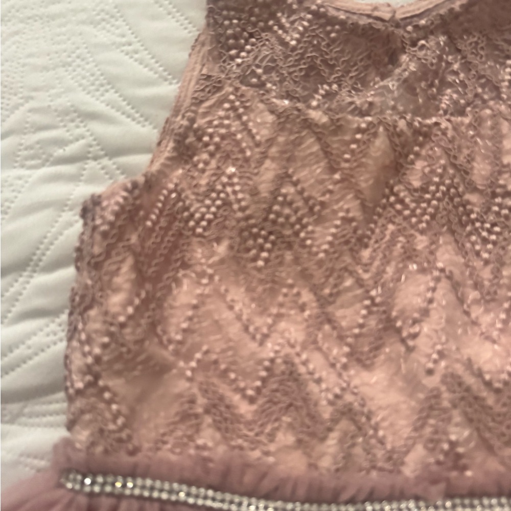 Badgley Mischka blush dress - Picture 2 of 2
